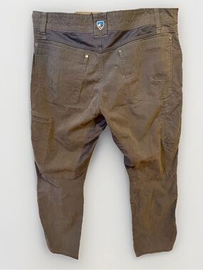 KUHL Radikl Hiking Pants Mens 34x30 Grey Exoskeleton Stretch Double Knee 9668525